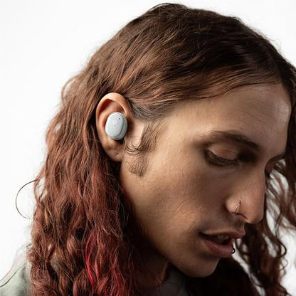 Skullcandy Audífonos Grind In-Ear Inalámbricos, 40 Horas de batería, Skull-iQ, Habilitados para Alexa, Micrófono, Compatibles con iPhone Android y Dispositivos Bluetooth, Gris
