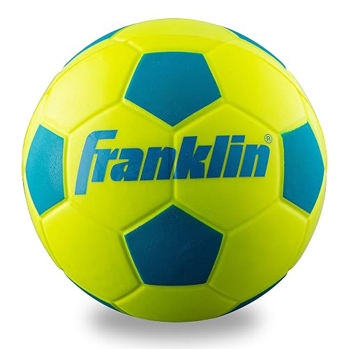 Franklin Sports - Balón de fútbol de Espuma – Perfecto para Practicar y Jugar en el Patio Trasero – Mejor para Jugar por Primera Vez y niños pequeños – 16,5 cm