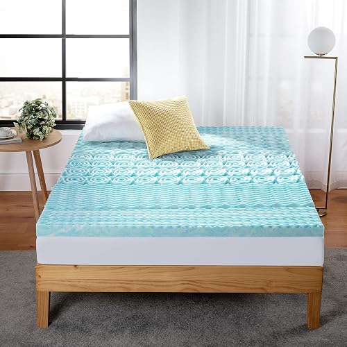 ZINUS Sobrecolchón Individual de Memory Foam Firme y Refrescante Que Ayuda a Conciliar el Sueño | Garantía de 5 años