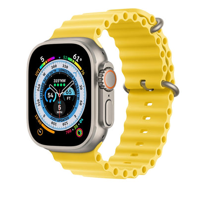 Extensión para correa Ocean amarilla para caja de 49 mm