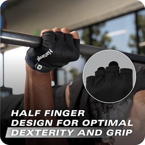 Power Gloves 3.0 - Guantes de levantamiento de pesas duraderos con cierre de muñeca ajustable, palma de piel transpirable, para hombre
