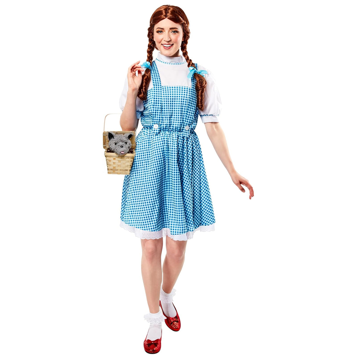 Mago de Oz Dorothy 's Toto en una Cesta