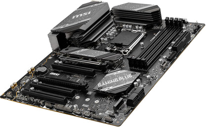 MSI B760 Gaming Plus - Placa Base WiFi para Juegos (soporta procesadores Intel de 12ª/13ª generación, LGA 1700, DDR5, PCIe 4.0, M.2, LAN de 2.5 Gbps, USB 3.2 Gen2, Wi-Fi 6E, ATX)