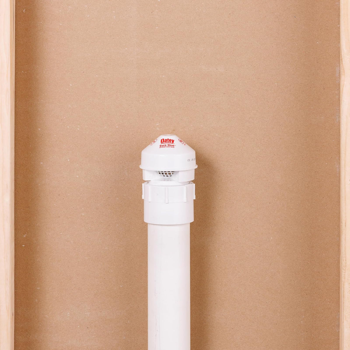 Oatey 39228 Sure-Vent AAV con adaptador de PVC, 1,5 pulgadas, 6 DFU