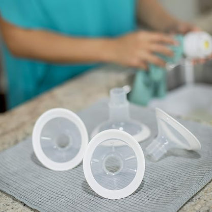 Medela | Embudo PersonalFit Flex para Extractores de Leche Medela | Talla Mediana (24 mm) | Contiene: 2 embudos