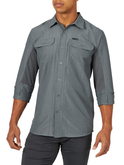 ATG by Wrangler Playera de Manga Larga para Hombre - Turbulence - M