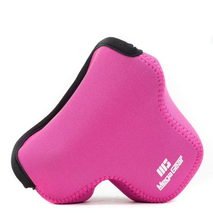 MegaGear Estuche de Neopreno para Cámara Canon EOS M6 - Hot Pink - 15-45 mm