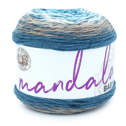 Lion Brand Yarn (1 madeja) Mandala Baby Yarn, Wishing Well, 1770 pies (paquete de 1)
