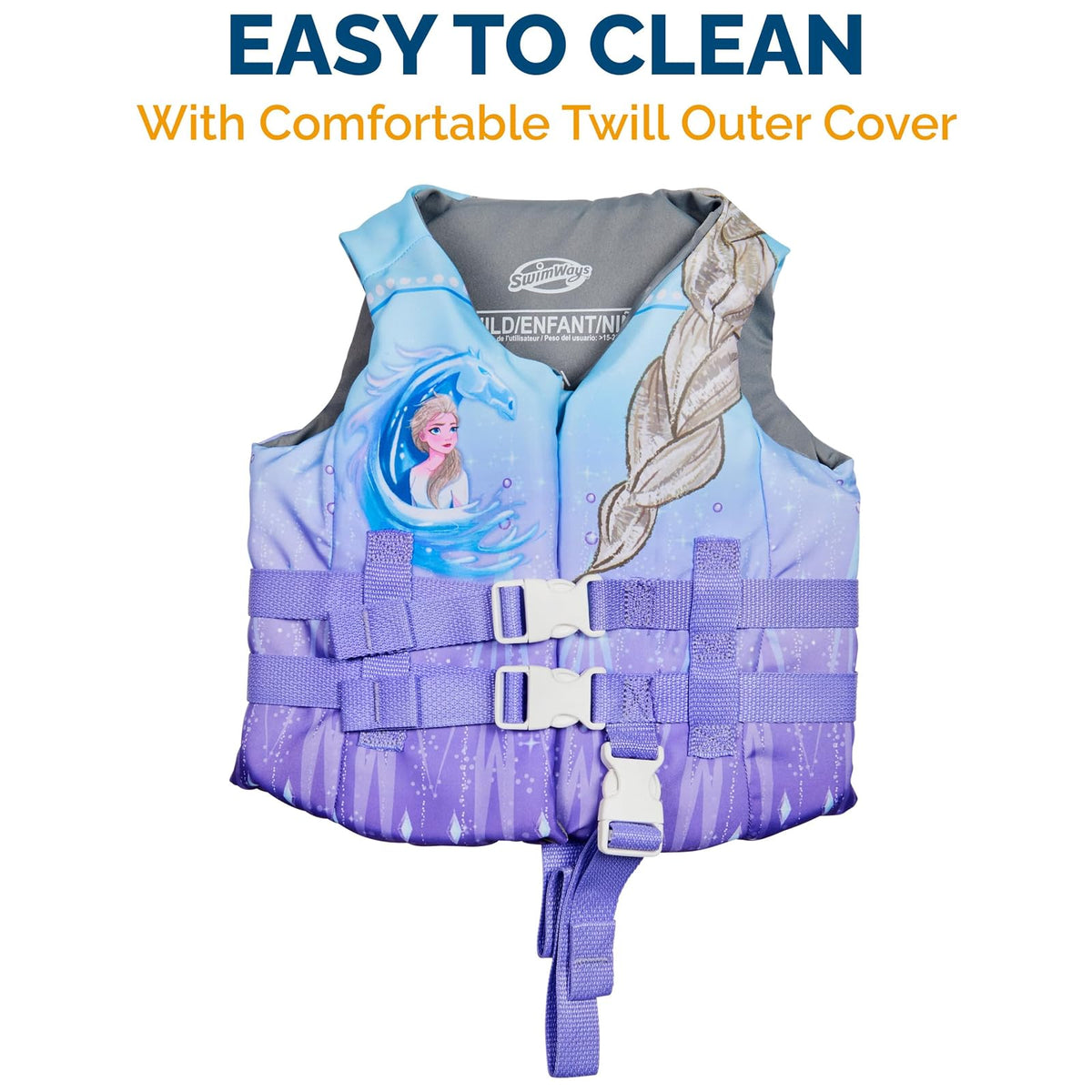 SwimWays Disney Princess Swim Trainer Life Jacket