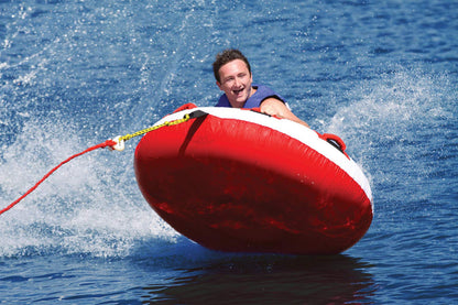Airhead - Tubo remolcador de 1 a 2 Tubos para Paseos en Barco y Deportes acuáticos, Cubierta de Nailon de Doble Costura y válvula de Seguridad de Velocidad para inflar y desinflar fácilmente