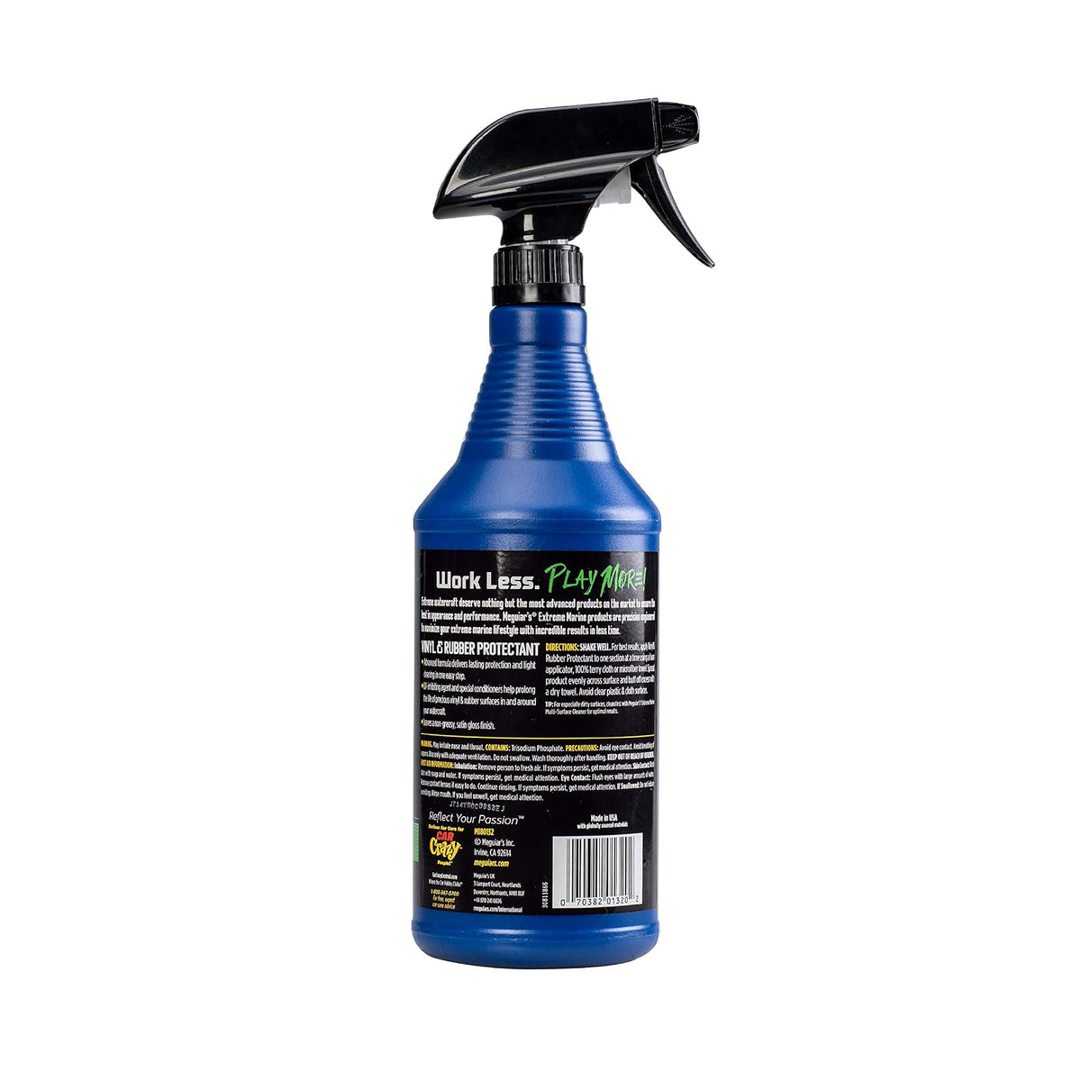 Meguiar’s Extreme Marine Vinyl & Rubber Protectant – Cleans, Conditions & Protects – M180132, 32 oz