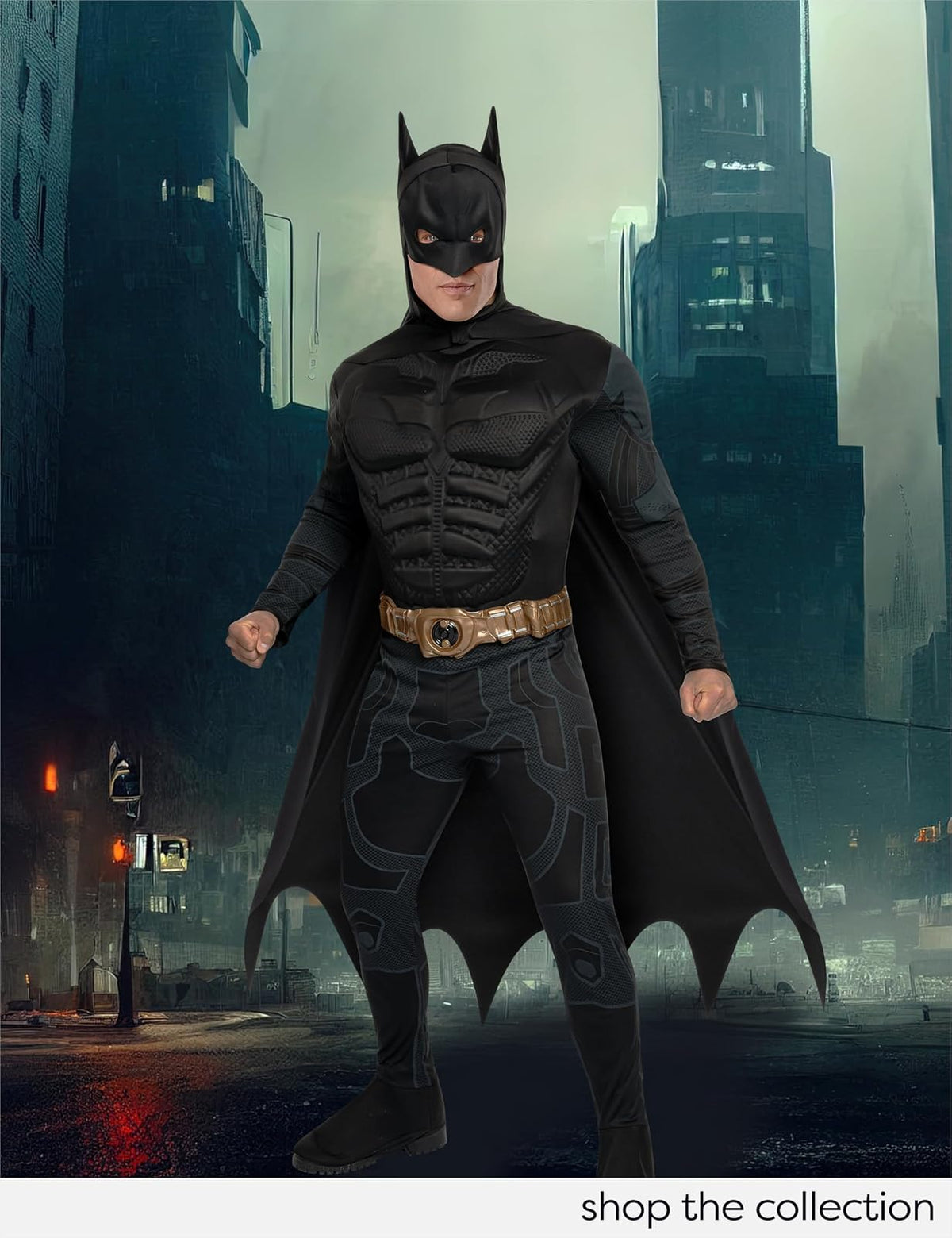 Rubie's Batman: The Dark Knight Trilogy Disfraz de Batman para adulto