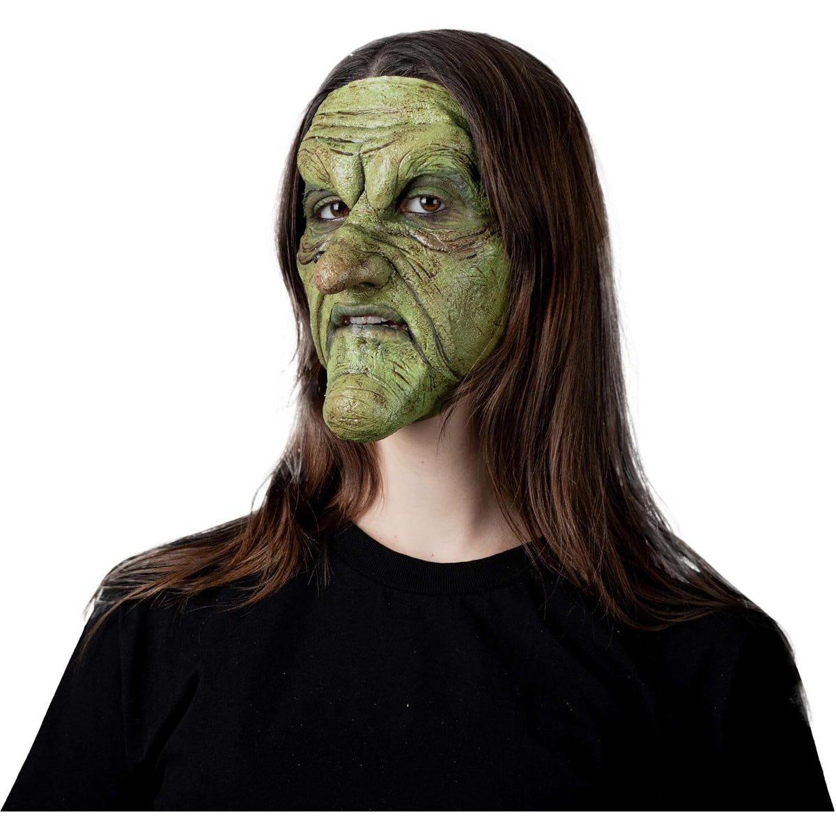 Ghoulish Productions Aplicaciones De Látex Green Witch 3 Piezas, Efectos para Cosplay Bruja Verde FX para Disfraz, Protesis de 3 Piezas ideal para Disfraz Halloween y Fiestas Temáticas