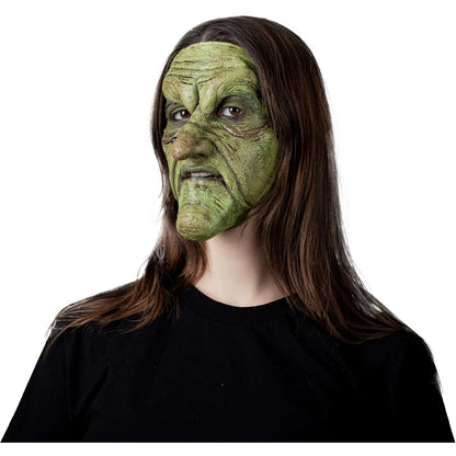 Ghoulish Productions Aplicaciones De Látex Green Witch 3 Piezas, Efectos para Cosplay Bruja Verde FX para Disfraz, Protesis de 3 Piezas ideal para Disfraz Halloween y Fiestas Temáticas