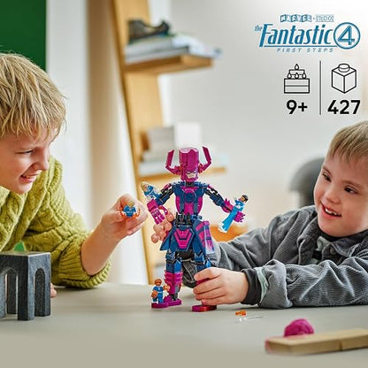 LEGO | Marvel Cuatro Fantásticos vs. Figura para Construir de Galactus Set de Juguetes Construibles con la Mole, la Mujer Invisible y la Antorcha Humana, Regalo para Niños 76316