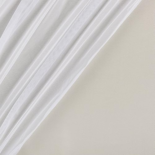 Exclusive Home Cortinas Catarina de Color Liso, con Capa Opaca y Transparente, par de Cortinas con Ojales en la Parte Superior, 52 x 108 cm., Arena, 52x108, 1
