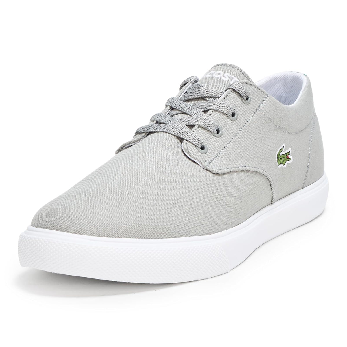 Lacoste Grip Base Sneaker Zapatillas para Hombre - 30.5 cm - Gris y blanco