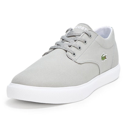 Lacoste Grip Base Sneaker Zapatillas para Hombre - 30.5 cm - Gris y blanco