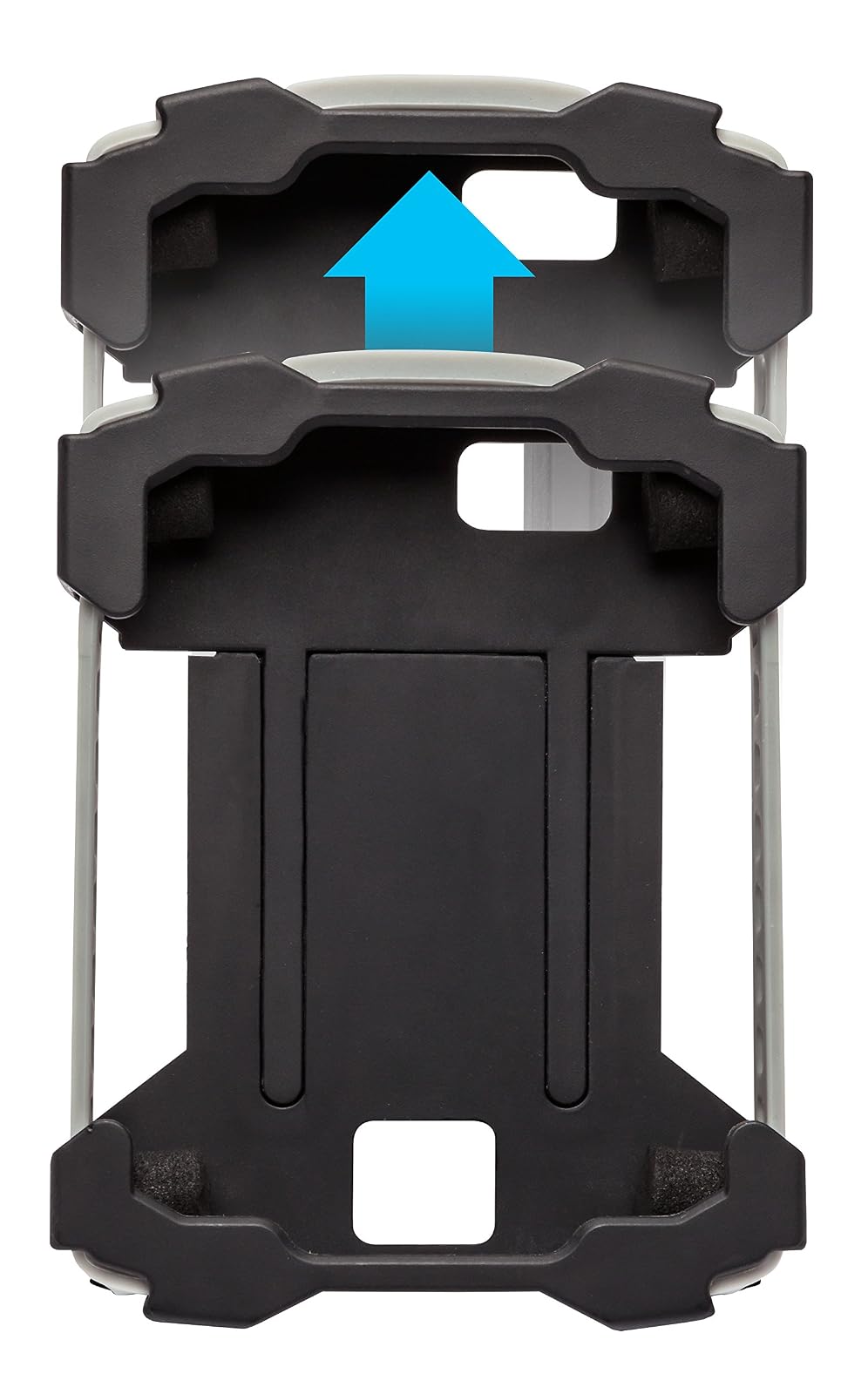 Schwinn - Soporte para manubrio de Smartphone para Bicicleta, Ajuste Universal, Acceso a Cable de Audio, Accesorios de Bicicleta, Negro y Gris