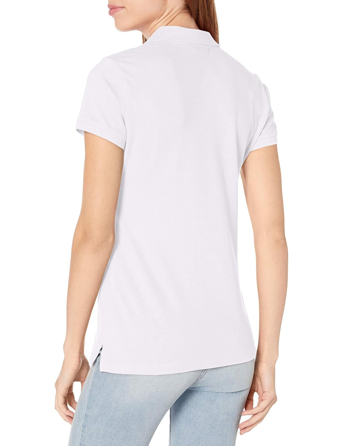 Nautica Polo de Manga Corta de 5 Botones Transpirable 100% algodón Camisa de Polo para Mujer