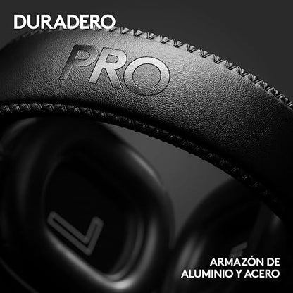 Logitech G Pro X 2 Lightspeed Audífonos Inalámbricos Gaming | Mic. Desmontable, Drivers de 50 mm, Bluetooth, Cable 3.5 mm, DTS Headphone:X 2.0, 50 Horas de Batería