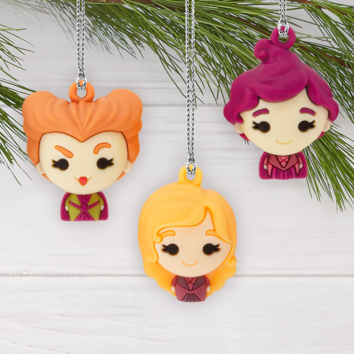 Hallmark Disney Hocus Pocus - Mini Adornos irrompibles, Juego de 6, Regalos para Fans de Disney