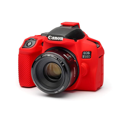 EasyCover Funda Protectora ECC850DR para Cámara Fotográfica Canon 850D / T8i Rojo