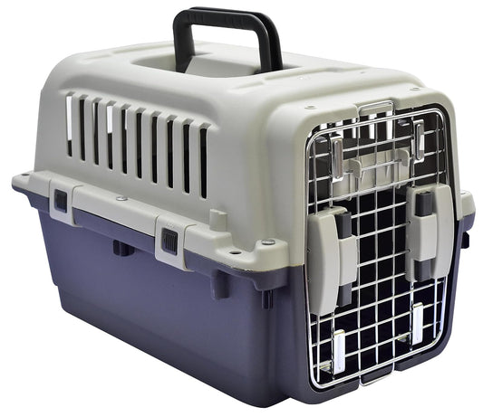 SEVENPET Jaula Transportadora Iata Kennel Perro Gato 50x33x33 Cm Gris