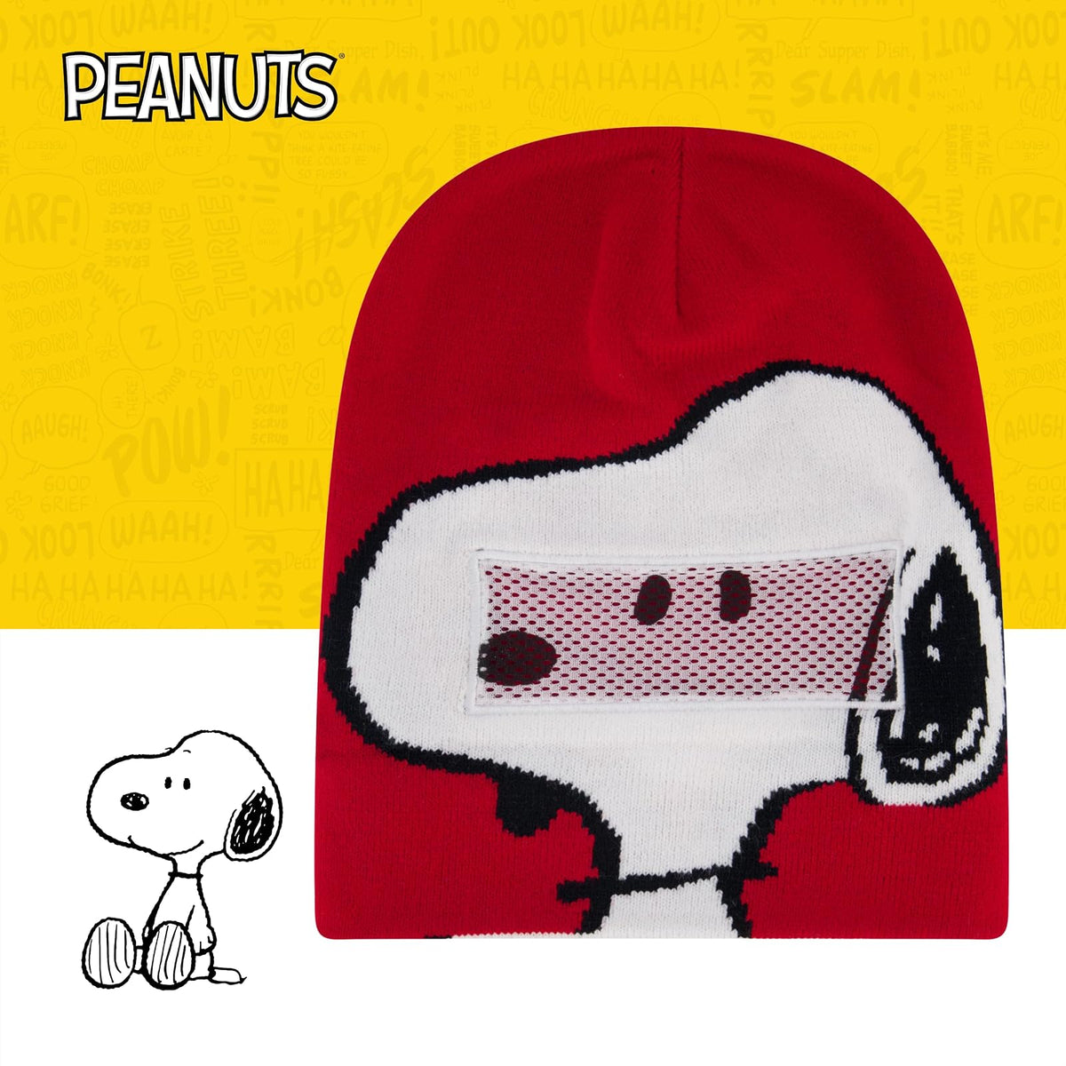 Concept One - Gorro de Invierno para Mujer, diseño de Peanuts Snoopy