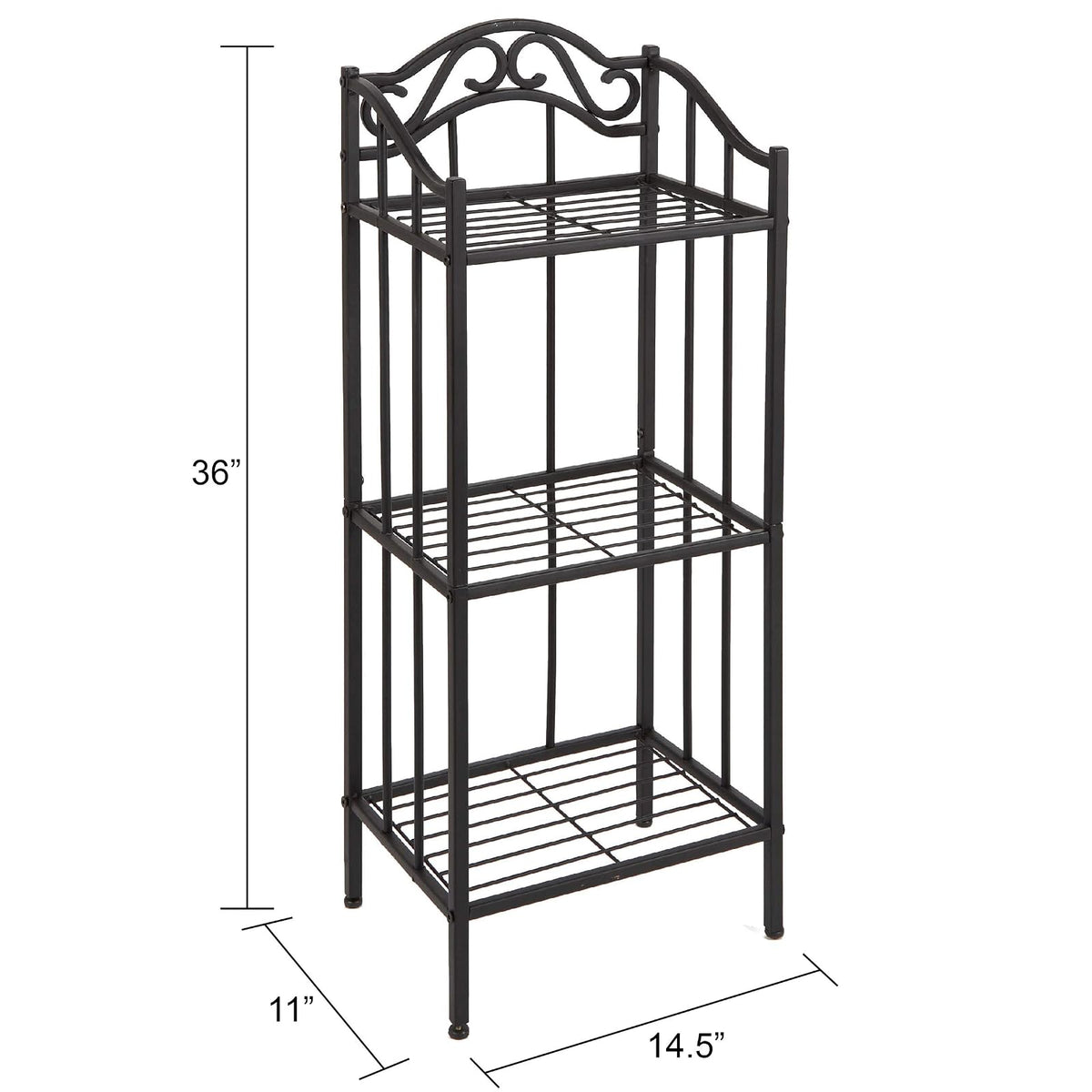 Silverwood Collins - Estantería metálica para baño
