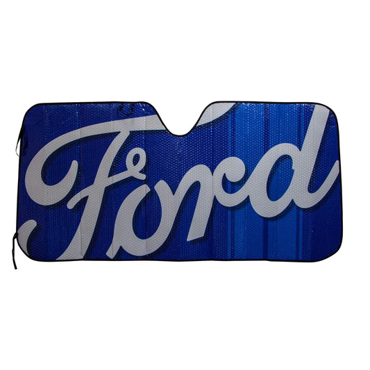Plasticolor Ford Blue Script Parasol para Parabrisas, Azul, 003704R01