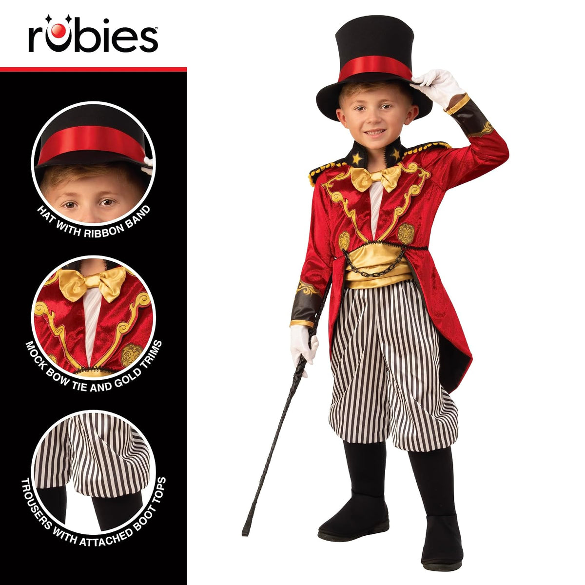 Rubie'S Opus Collection Ringmaster - Disfraz Infantil (Talla L)