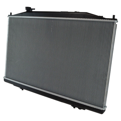 TRQ - Conjunto de radiador con núcleo de aluminio compatible con Honda Odyssey CU13208 HO3010227 11-17