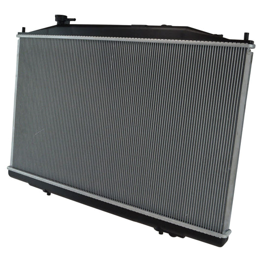 TRQ - Conjunto de radiador con núcleo de aluminio compatible con Honda Odyssey CU13208 HO3010227 11-17