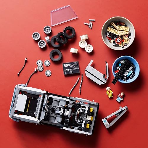Lego - MÁQUINA del Tiempo Regreso AL Futuro Delorean