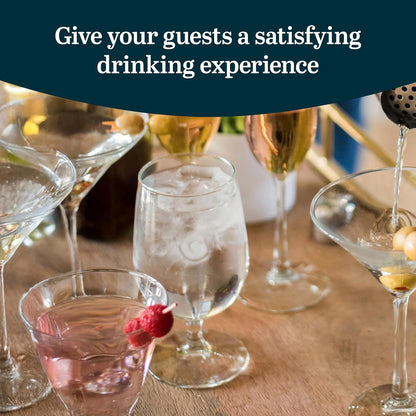 Libbey, Entertaining Essentials - Vasos multiusos (473 ml, 6 unidades), transparente
