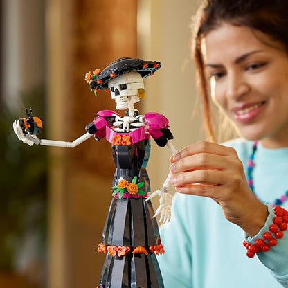 LEGO Ideas La Catrina – Set de Construcción de Figura de Calavera – Decoración para el Día de Muertos y para Todo el Año – Idea de Regalo Inspirada en la Cultura Mexicana – 21372