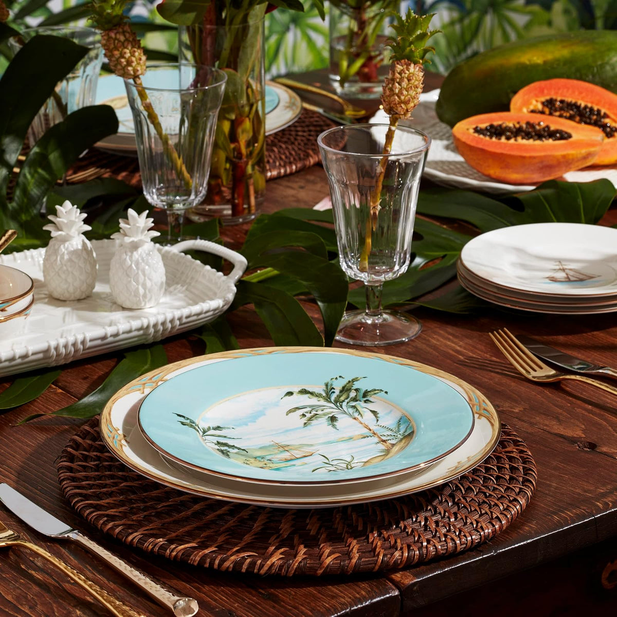 Lenox 6226807 British Colonial Tradewind Placa decorativa