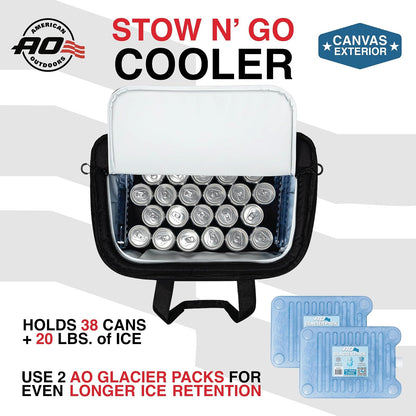 AO Coolers Stow-N-Go refrigerador, Paquete de 38