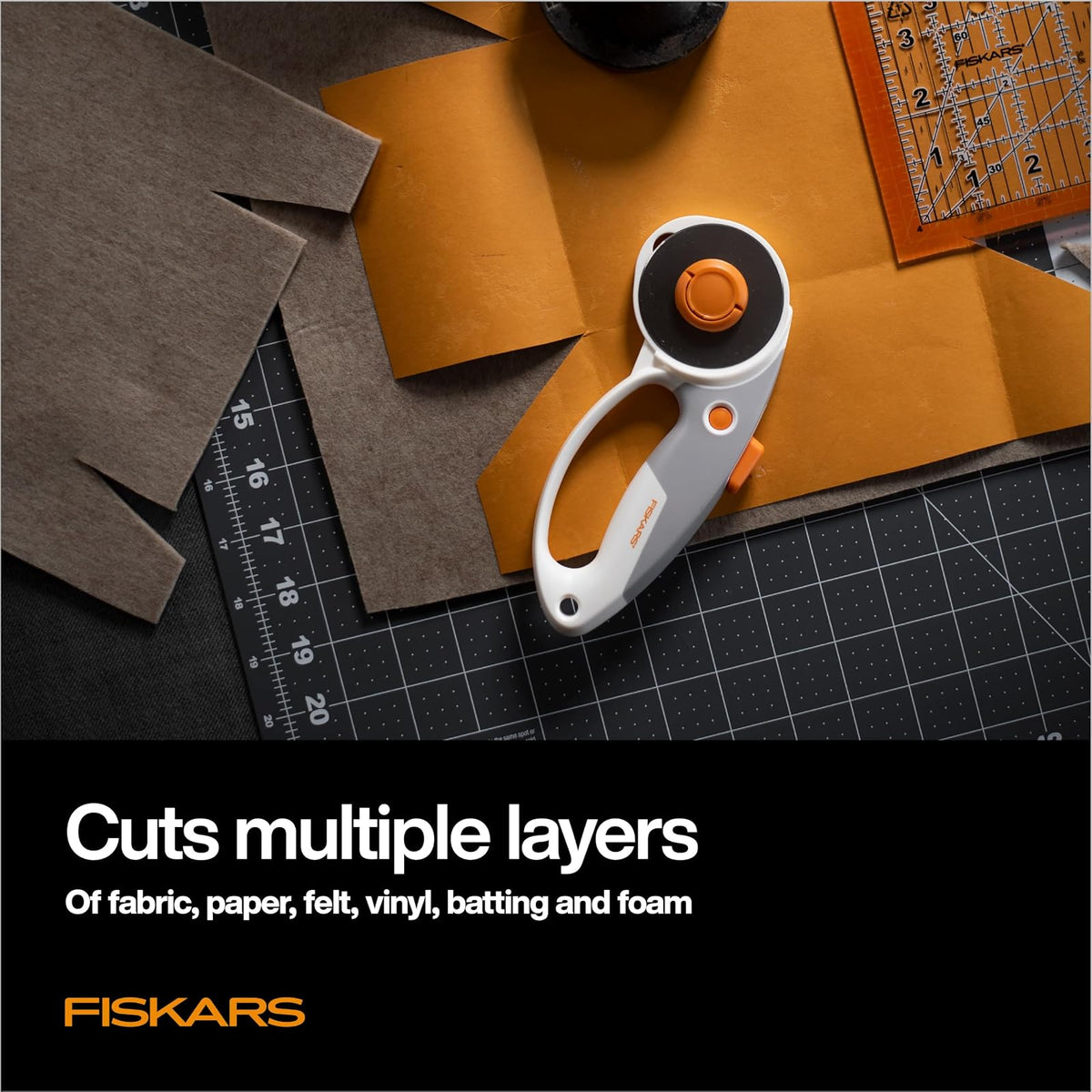 Fiskars Easy Change DuoLoop - Cortador rotativo (45 mm/60 mm)
