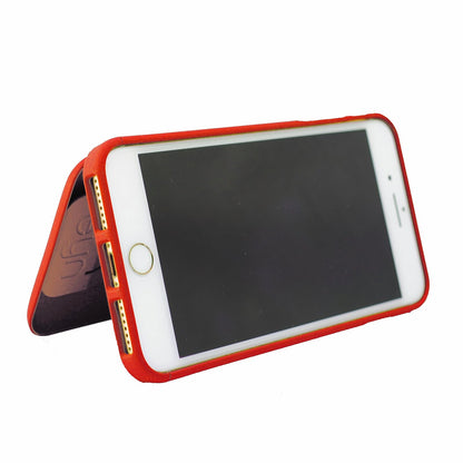 EYN Products - Funda Tipo portafolios para iPhone 7, Color Azul, Llama