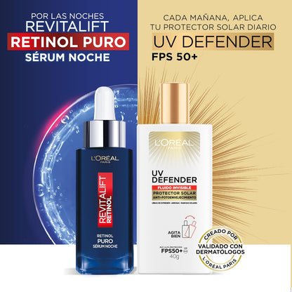 L'Oréal Paris Kit: 2Pack Sérum de Noche Revitalift Retinol Puro, 30ml