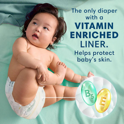 Pañales tamaño 4, 58 unidades – Pampers Pure Protection Pañales desechables para bebé, protección hipoalergénica y sin perfume, paquete super (el embalaje y las impresiones pueden variar)