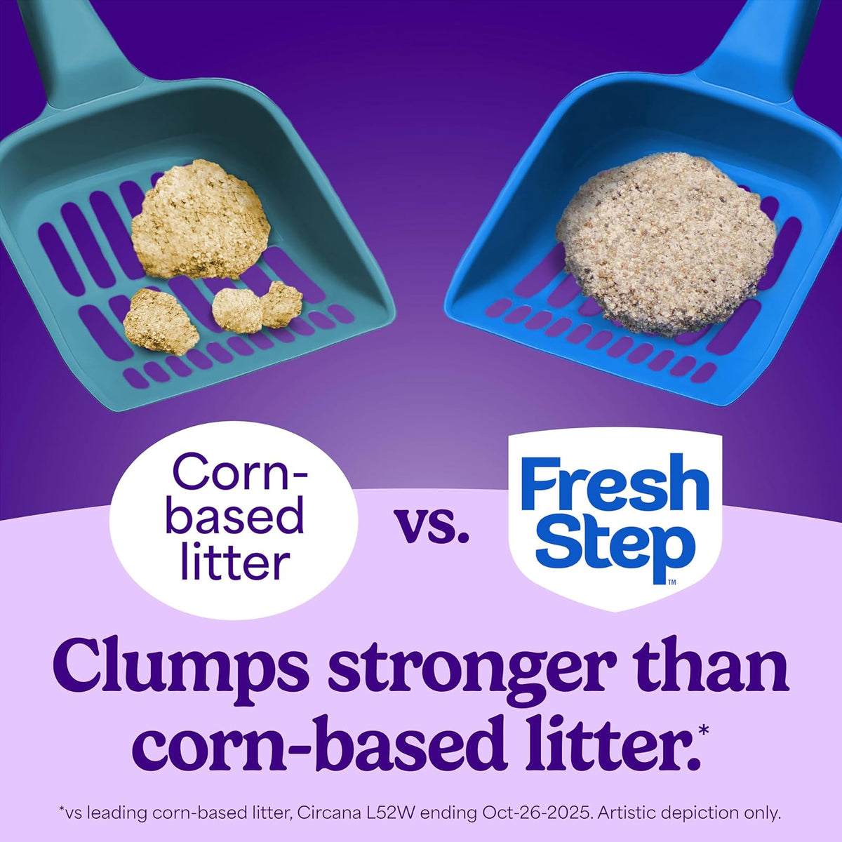 Fresh Step Multi-Cat con el Poder de Febreze, Arena para Gatos aglutinante de 14 LB/ 6.35 Kg