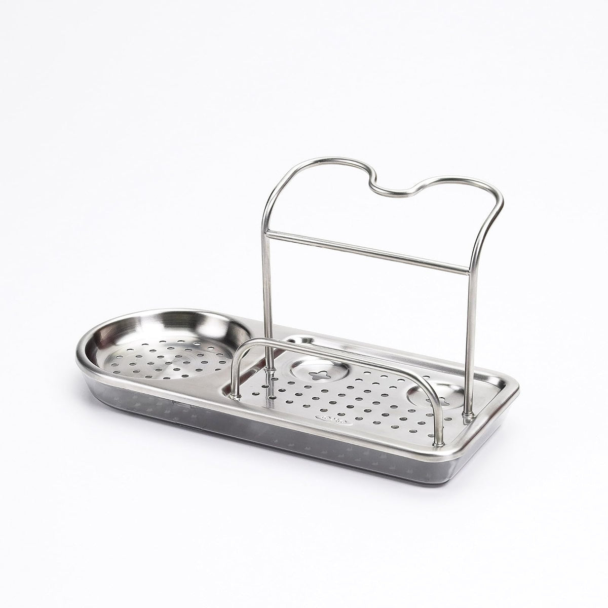 Oxo 1068659 sink baskets trays Stainless steel, Stainless steel, 228.6 + OXO Easy Press Stainless Steel Soap Dispenser