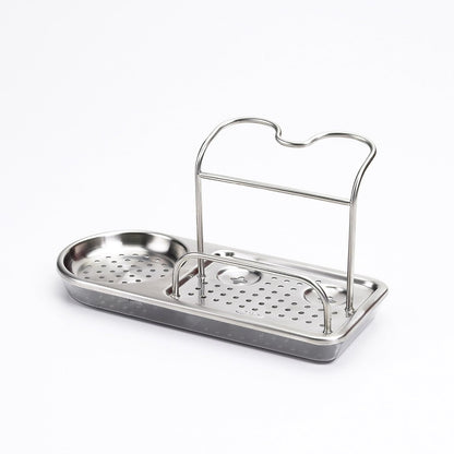 Oxo 1068659 sink baskets trays Stainless steel, Stainless steel, 228.6 + OXO Easy Press Stainless Steel Soap Dispenser