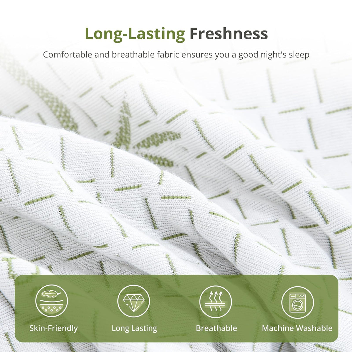 EGOHOME Colchón de tamaño Individual de 8 Pulgadas, Espuma viscoelástica de Gel de té Verde refrescante para Alivio de presión, Soporte Medio Firme, sin Fibra de Vidrio, Cama en una Caja, Certificado