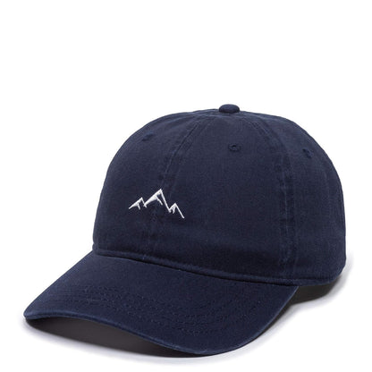 Gorra de montaña para papá al Aire última intervensión, Gorra de algodón Suave sin estructurar - marino