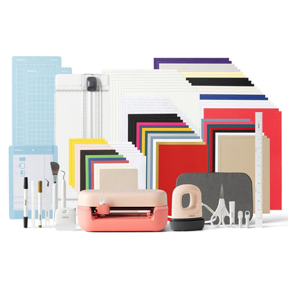 Cricut Joy™ 2 + Ultimate Bundle, Coral | Incluye suministros para 75 proyectos + contenido digital adicional, perfecto para hacer tarjetas, pegatinas, etiquetas y más