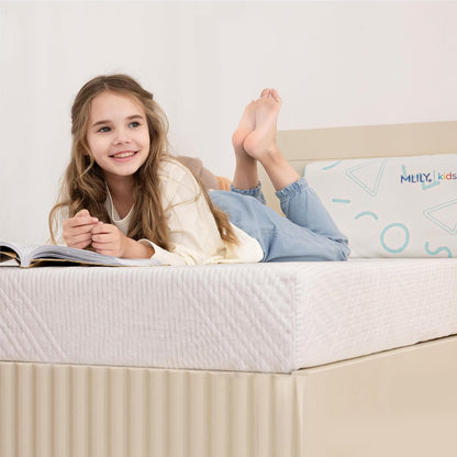 MLILY Colchón Individual en una Caja, colchones de 8 Pulgadas para Cama de niños, Cama Individual, Cama Individual, Espuma viscoelástica Mediana